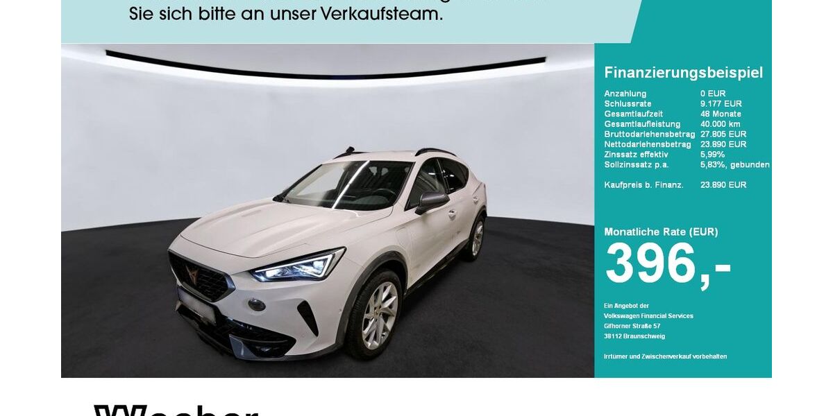Cupra Formentor 46.052 km 22.580 &euro; Weil der Stadt 71263