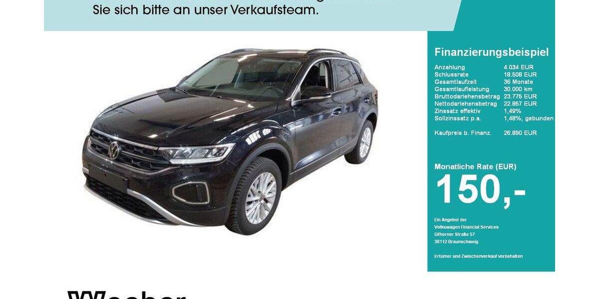 VW T-Roc 12.082 km 26.890 &euro; Weil der Stadt 71263