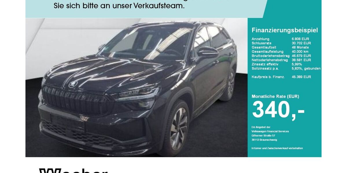 Skoda Kodiaq 15.755 km 45.167 &euro; Calw 75365