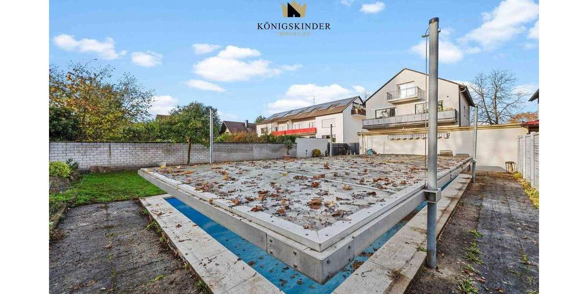 Attraktives Mehrfamilienhaus mit 4 Einheiten, großem Grundstück & Außenpool in Karlsruhe-Grünwinkel 1 zimmer