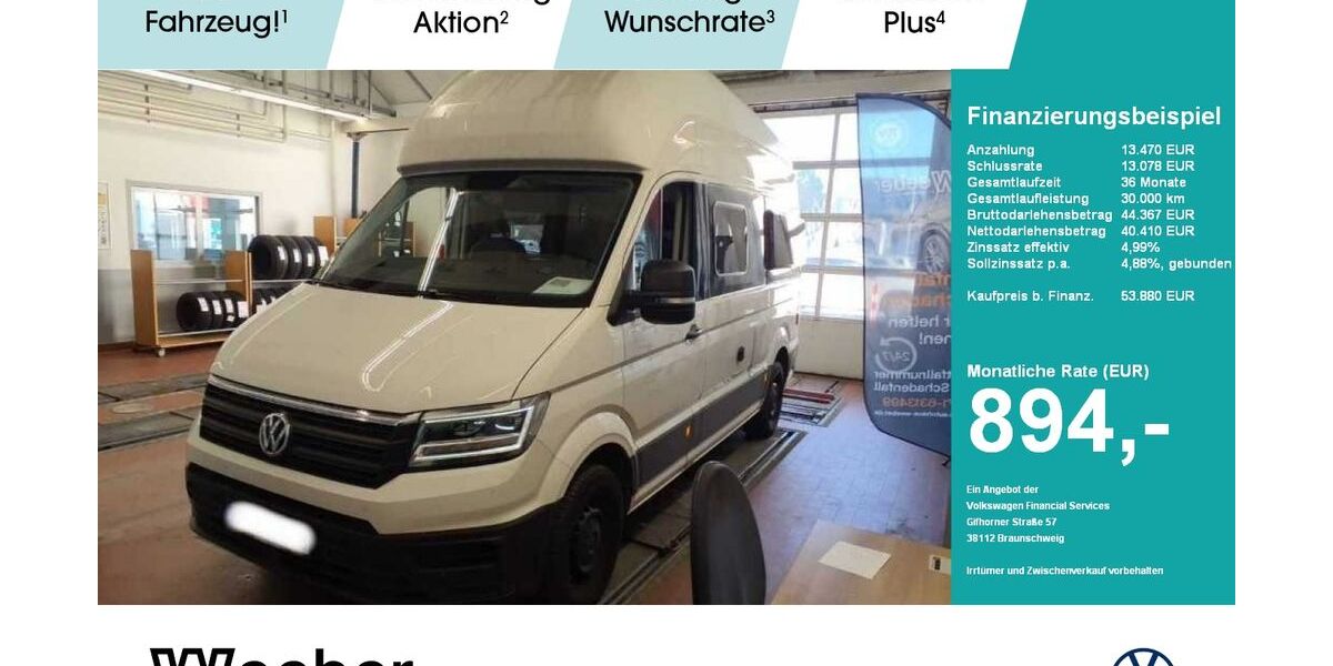 VW Crafter 55.205 km 53.826 € Leonberg 71229