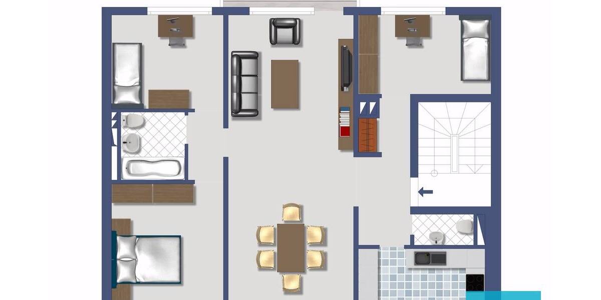 Etagenwohnung Pforzheim Südstadt - 4 Zimmer, 95 m&sup2;, 299.000&euro; | Angebot:26451468