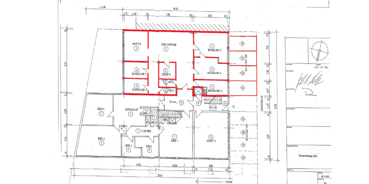 Gewerbeobjekt Pforzheim Nordstadt - 6 Zimmer, 180 m&sup2;, 1.150&euro; | Angebot:25999783