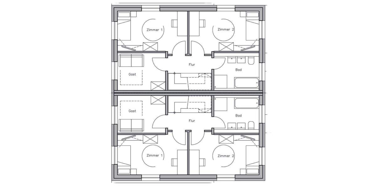 Doppelhaushälfte Ostelsheim - 6 Zimmer, 157 m&sup2;, 676.941&euro; | Angebot:25687676