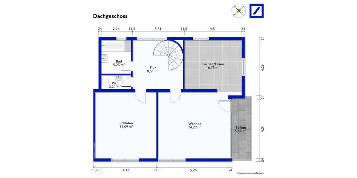 Etagenwohnung Bad Liebenzell - 2 Zimmer, 83 m&sup2;, 250.000&euro; | Angebot:25971801