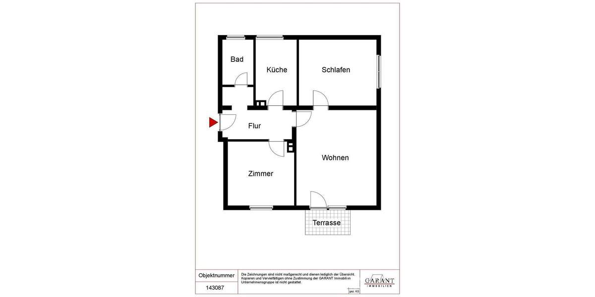 Etagenwohnung Sachsenheim Großsachsenheim - 3 Zimmer, 66 m&sup2;, 189.000&euro; | Angebot:25746489