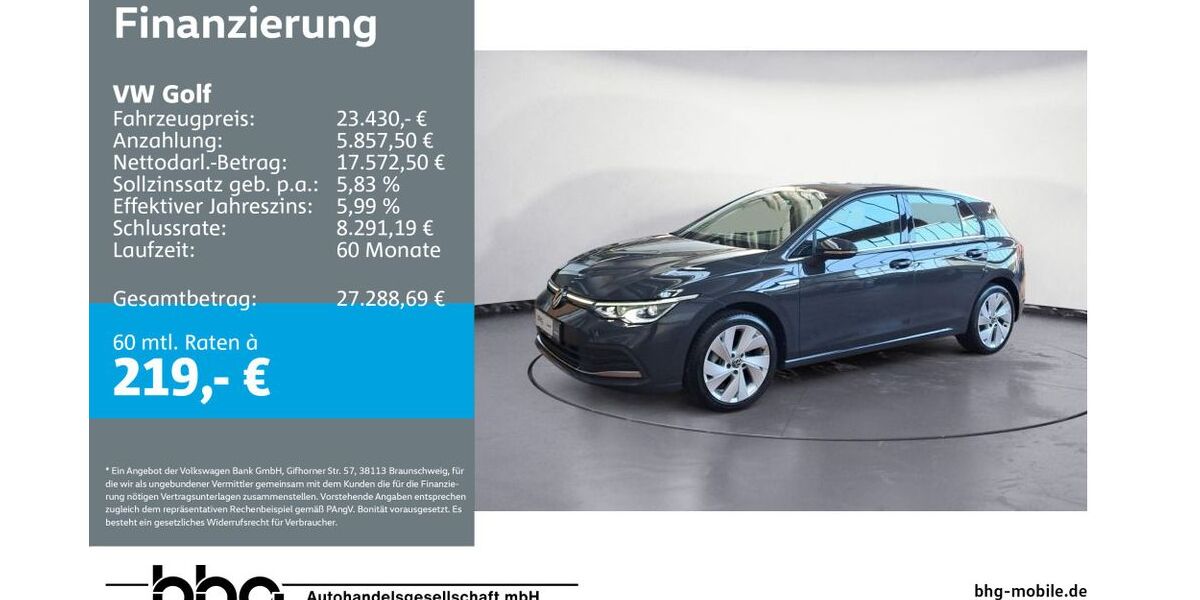 VW Golf 24.824 km 23.430 &euro; Ettlingen 76275