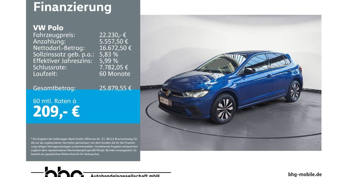 VW Polo 13.606 km 21.160 &euro; Ettlingen 76275