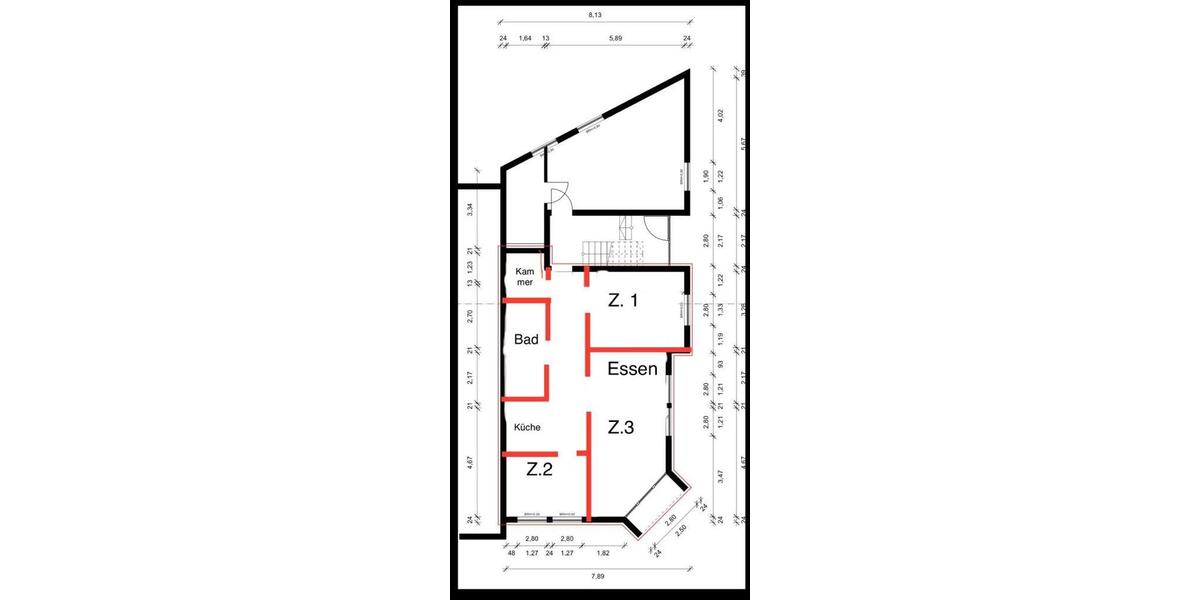 Erdgeschoßwohnung Gaggenau - 4 Zimmer, 106 m&sup2;, 320.000&euro; | Angebot:27186324