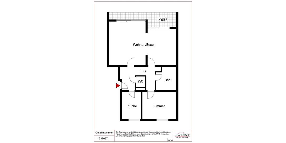 Etagenwohnung Ettlingen - 2 Zimmer, 86 m&sup2;, 269.000&euro; | Angebot:26192258
