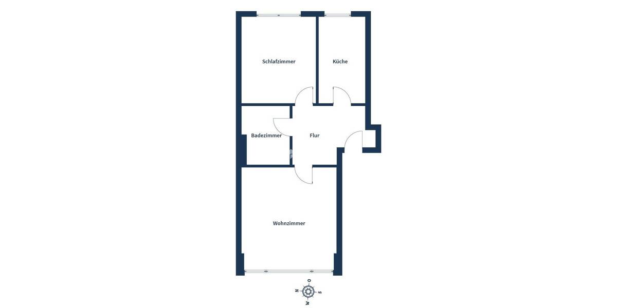 Etagenwohnung Karlsruhe Beiertheim-Bulach - 2 Zimmer, 52 m&sup2;, 195.000&euro; | Angebot:26642312