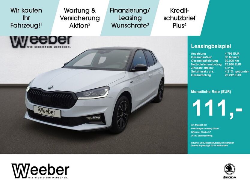 Skoda Fabia 11.089 km 23.480 € Calw 75365