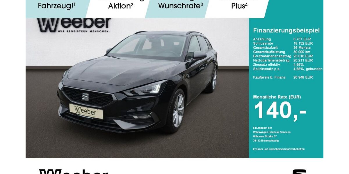 Seat Leon 13.655 km 26.048 € Calw 75365