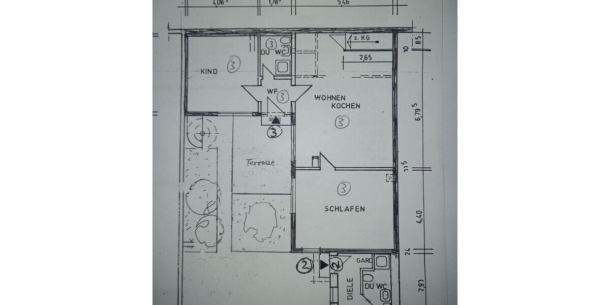 Erdgeschoßwohnung Karlsruhe Durlach - 3 Zimmer, 89 m&sup2;, 935&euro; | Angebot:25824841