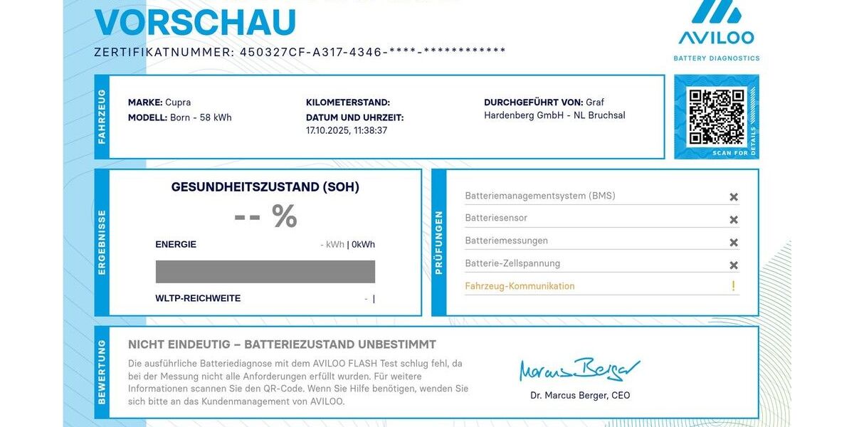 Cupra Born 30.710 km 25.900 € Bruchsal 76646