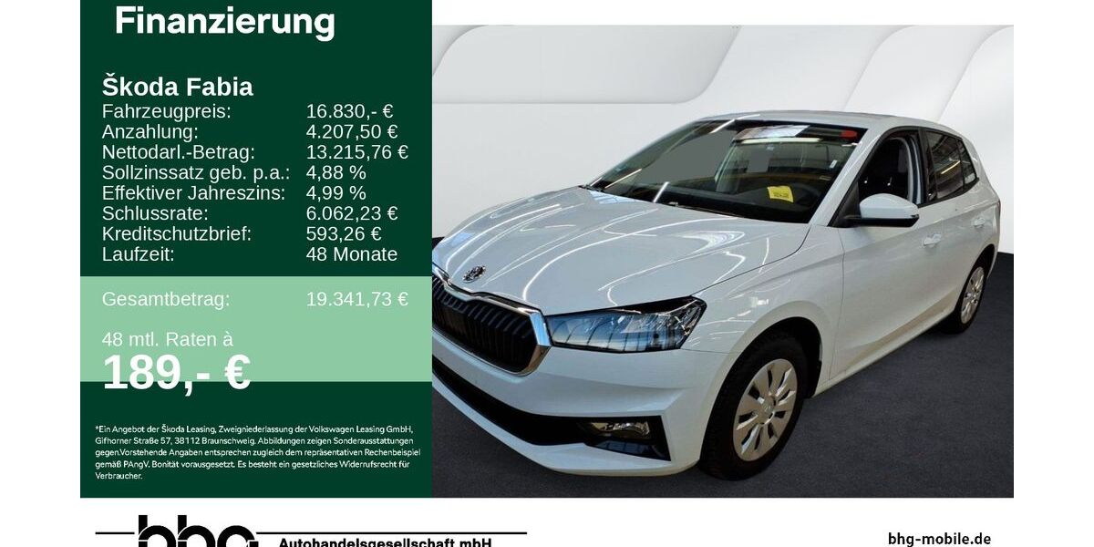 Skoda Fabia 24.690 km 16.830 &euro; Ettlingen 76275