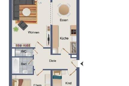 Wohnung Bruchsal - 3.5 Zimmer, 76 m&sup2;, 280.000&euro; | Angebot:27259328