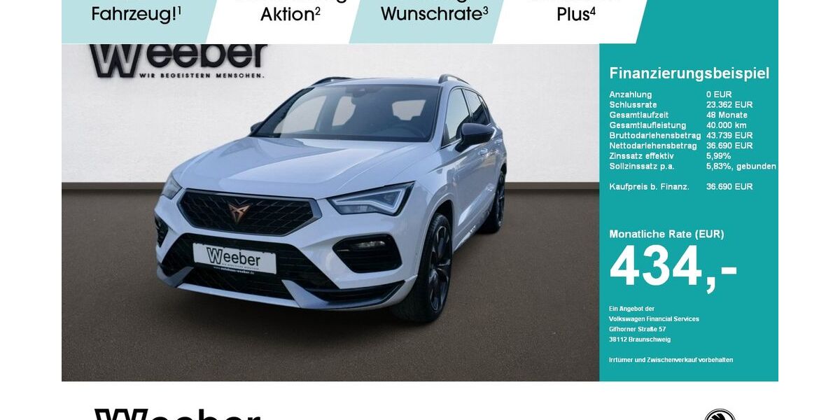 Cupra Ateca 22.808 km 36.690 &euro; Calw 75365