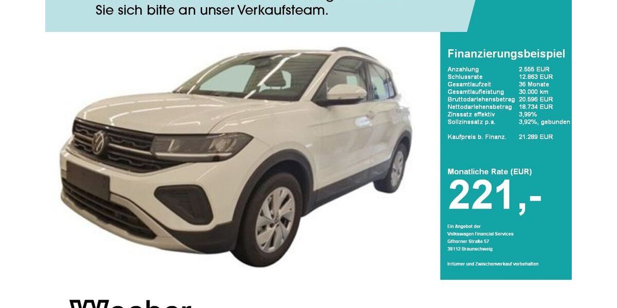VW T-Cross 4.391 km 20.789 &euro; Weil der Stadt 71263