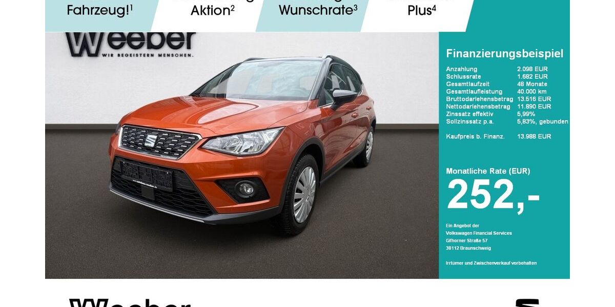 Seat Arona 65.021 km 13.250 &euro; Weil der Stadt 71263