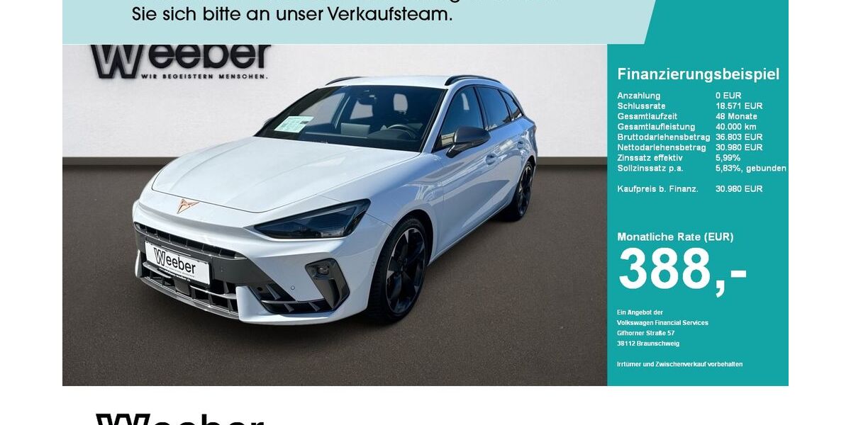 Cupra Leon 24.996 km 30.660 &euro; Weil der Stadt 71263