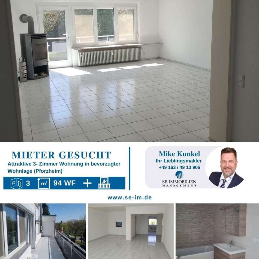 Wohnung zum Mieten in Pforzheim 1.000 € 94 m²
