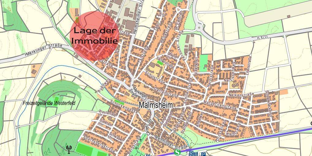 Etagenwohnung Renningen-Malmsheim Malmsheim - 3 Zimmer, 62 m&sup2;, 930&euro; | Angebot:26902795