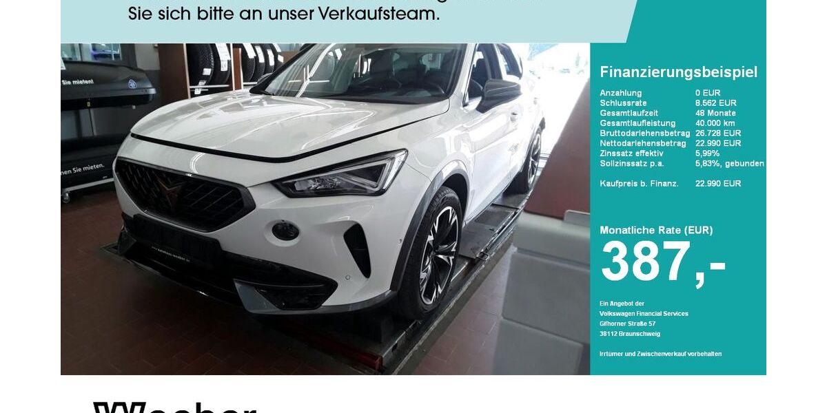 Cupra Formentor 56.997 km 22.578 &euro; Leonberg 71229