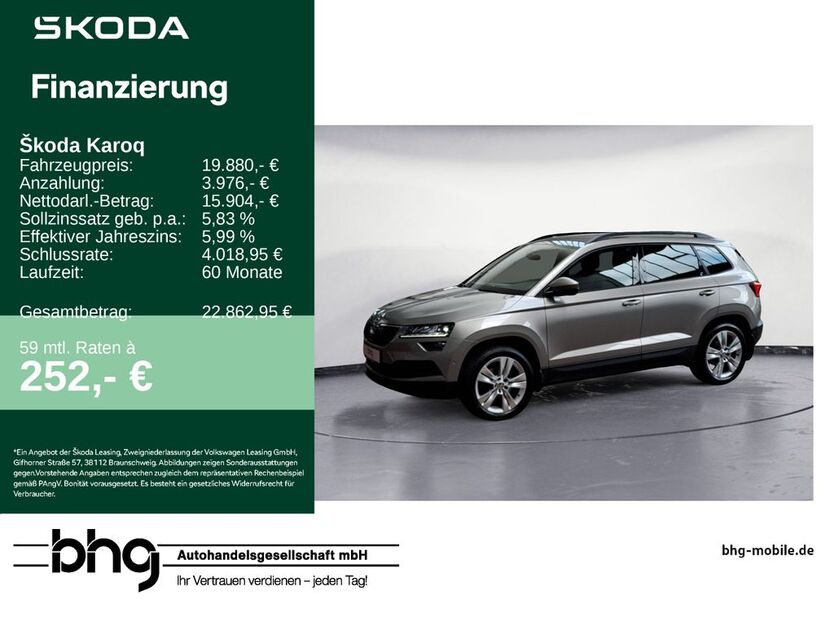 Skoda Karoq 99.421 km 19.880 € Ettlingen 76275