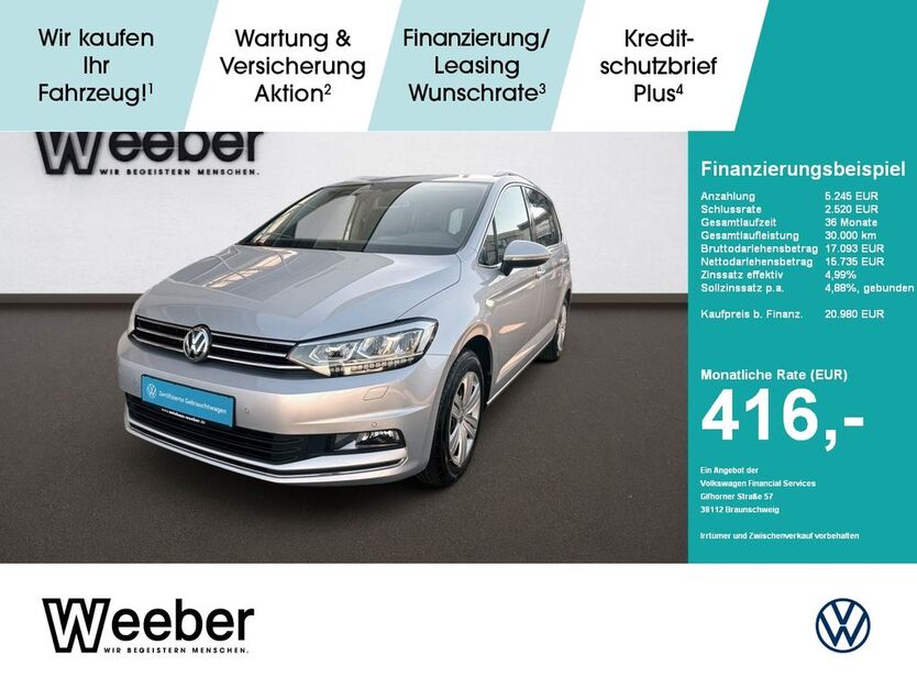 VW Touran 69.547 km 19.990 € Weil der Stadt 71263