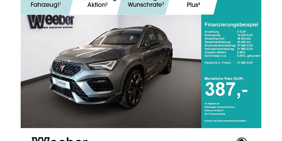 Cupra Ateca 7.682 km 31.680 &euro; Leonberg 71229