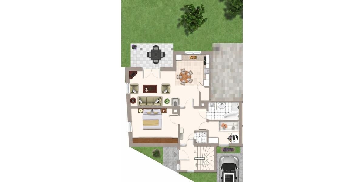 Erdgeschoßwohnung Karlsruhe Daxlanden - 2 Zimmer, 79 m&sup2;, 1.200&euro; | Angebot:25383221