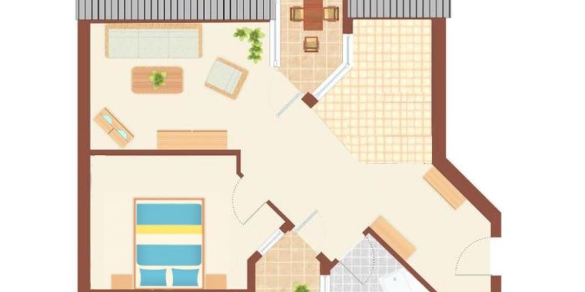 2-Zimmer-Dachgeschosswohnung mit Loggia und Garage 2 zimmer