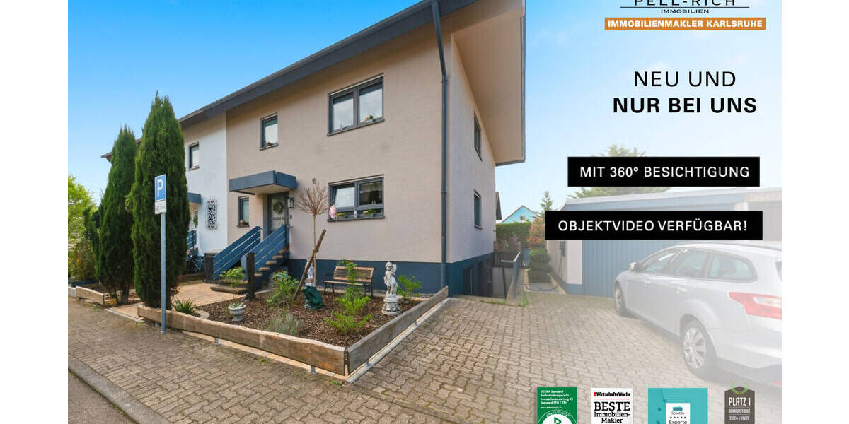 Doppelhaushälfte Stutensee Blankenloch - 8 Zimmer, 273 m&sup2;, 755.000&euro; | Angebot:26453482