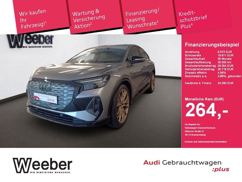 Audi Q4 e-tron 80.447 km 34.290 € Leonberg 71229