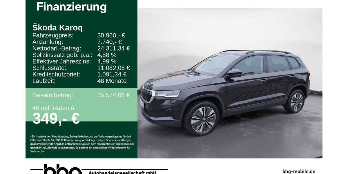 Skoda Karoq 27.412 km 30.960 &euro; Ettlingen 76275