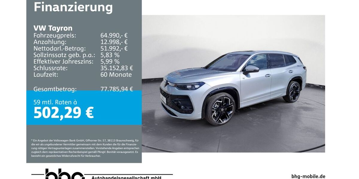 VW Tayron 3.010 km 59.990 &euro; Ettlingen 76275
