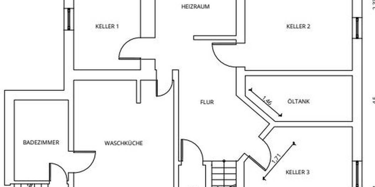 Großes Einfamilienhaus oder Zweifamilienhaus * in Kraichtal 1 zimmer