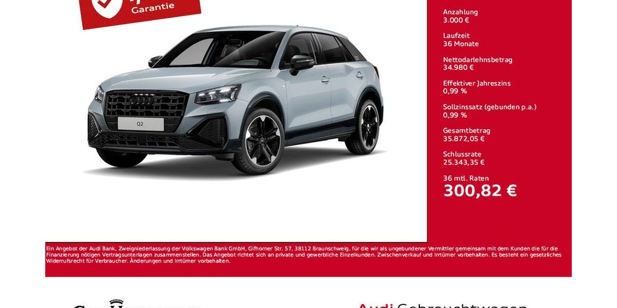 Audi Q2 8.029 km 35.980 &euro; Karlsruhe 76131