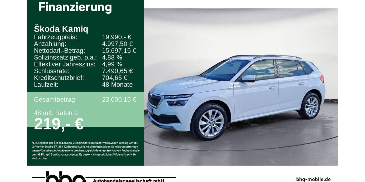 Skoda Kamiq 47.707 km 19.650 &euro; Ettlingen 76275