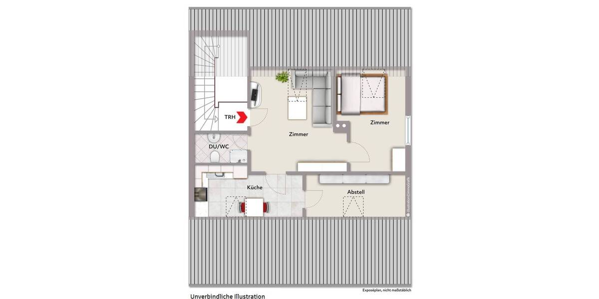 Etagenwohnung Weil der Stadt - 5 Zimmer, 68 m&sup2;, 220.000&euro; | Angebot:26875758