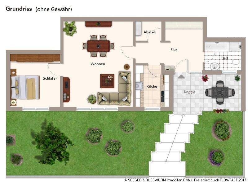 Etagenwohnung Karlsruhe Stupferich - 2 Zimmer, 81 m&sup2;, 850&euro; | Angebot:25797158
