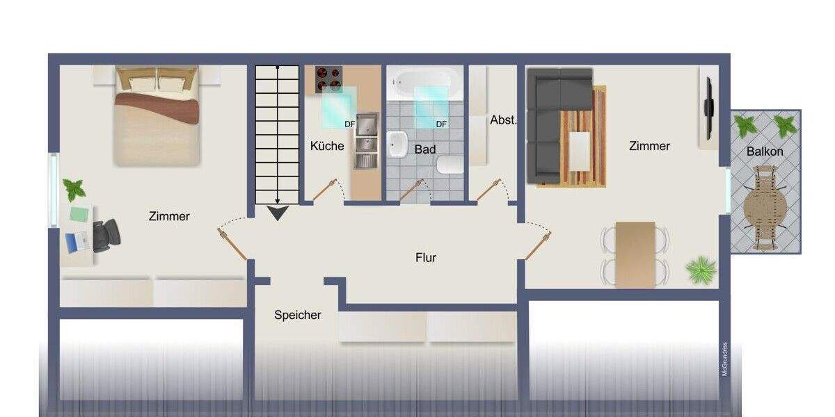 Helle Wohlfühloase im Grünen mit Loggia & Garten in ruhiger Lage von Knittlingen-Hohenklingen 6 zimmer
