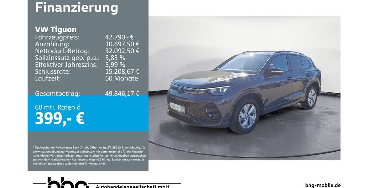 VW Tiguan 22.913 km 40.820 &euro; Ettlingen 76275