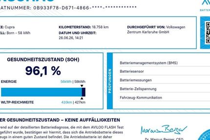 Cupra Born 18.800 km 28.980 &euro; Karlsruhe 76131