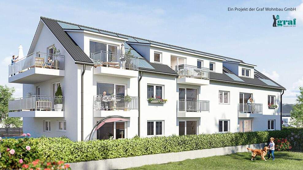 Zeitlos schön & clever geplant - Lichtdurchdachte 2-Zimmer-Wohnung mit Terrasse 2 zimmer