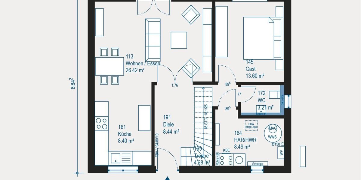 Mehr Freiraum für Eure Familie - Wohnkomfort trifft Flexibilität - Einfamilienhaus Wiernsheim | Angebot:27333245