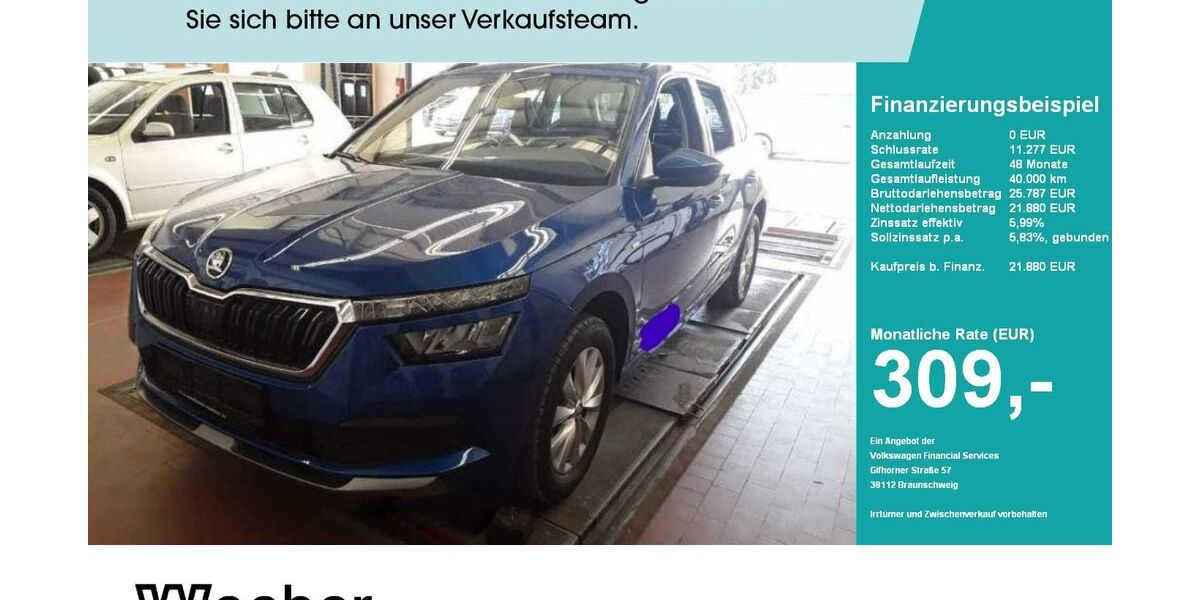 Skoda Kamiq 45.936 km 20.290 &euro; Leonberg 71229