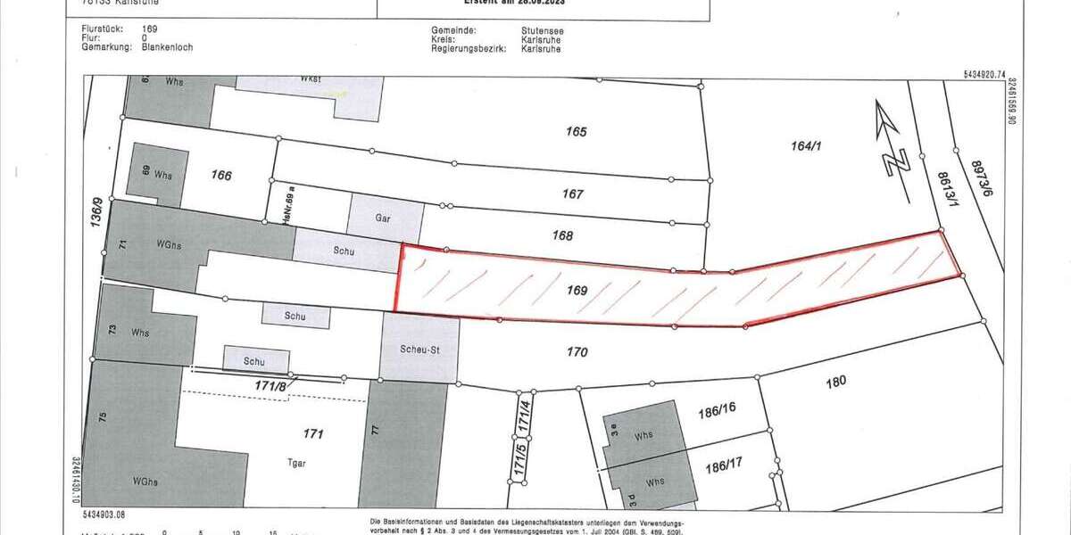 Grundstück Stutensee - 225.000&euro; | Angebot:24023900