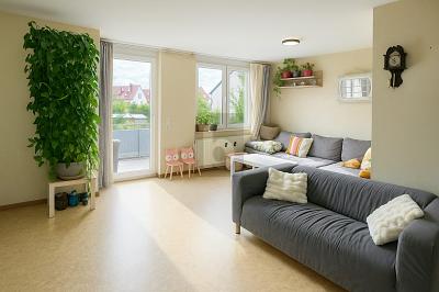 PERFEKTER SCHNITT IN EINEM SEHR GEPFLEGTEN HAUS - Wohnung Markgröningen | Angebot:27095184
